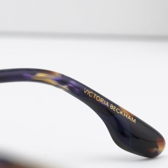 Victoria Beckham VB631S 418 Square Sunglasses – Havana Blue/Brown main image 8